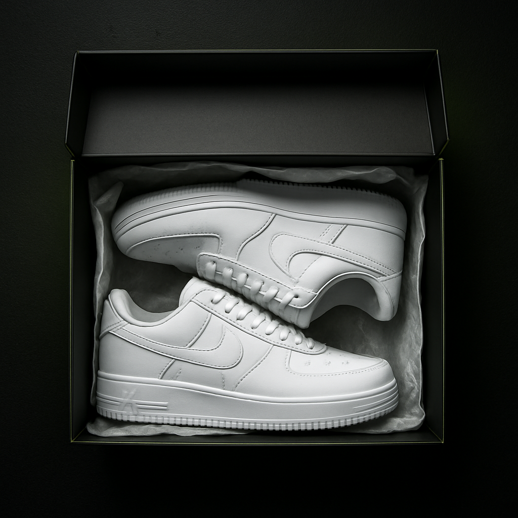 Tênis higienizados na caixa de entrega premium Amazon Shoes